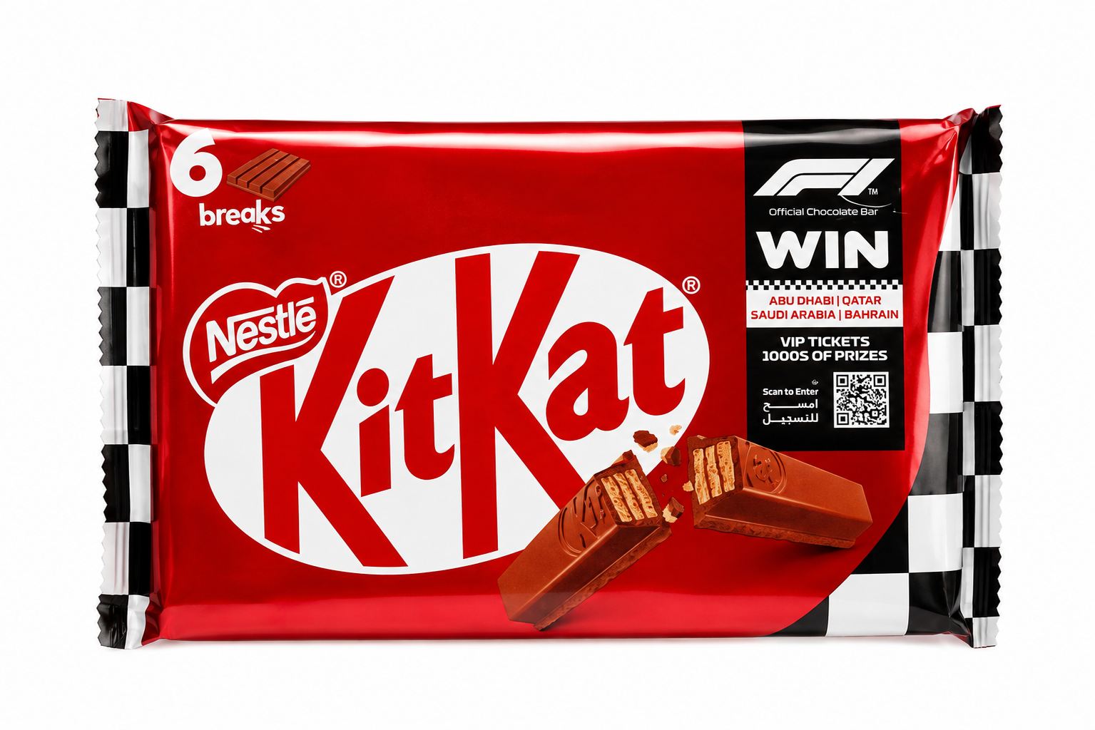 KitKat 4 Finger Multipack (6 breaks)